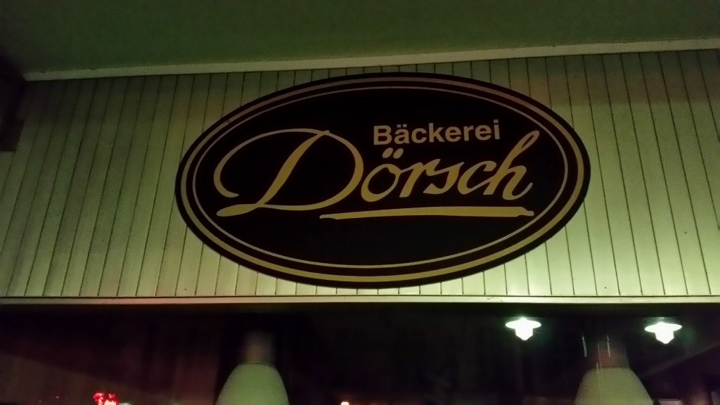 Bäckerei Dörsch vor dem Hofer Kaufhof